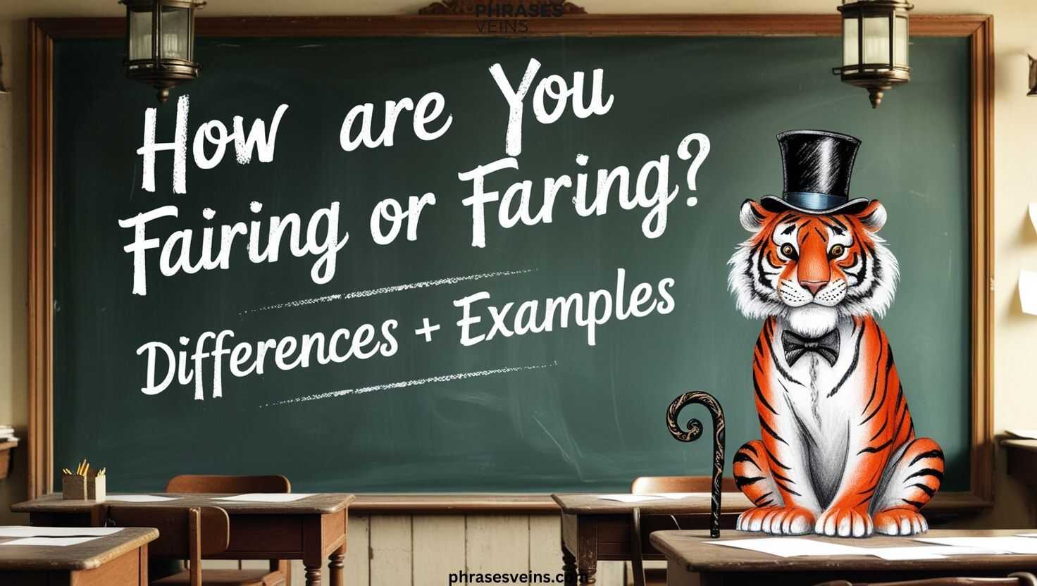 How Are You Fairing or Faring?