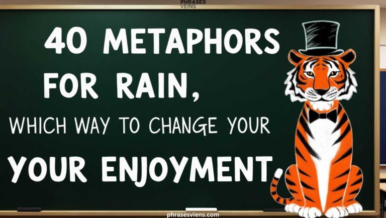 40 Metaphors for Rain, Which Way to Change Your Enjoyment