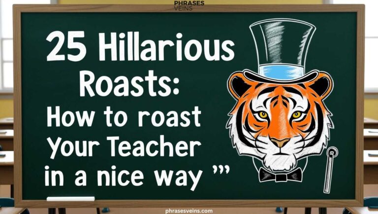 25 Hilarious Roasts: How to Roast Your Teacher In A Nice Way