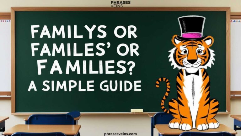 Familys or Families’ or Families? A Simple Guide