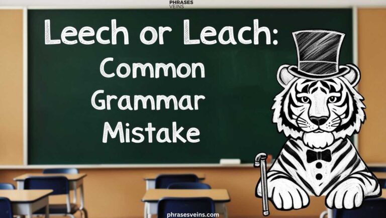 Leech or Leach: Common Grammar Mistake